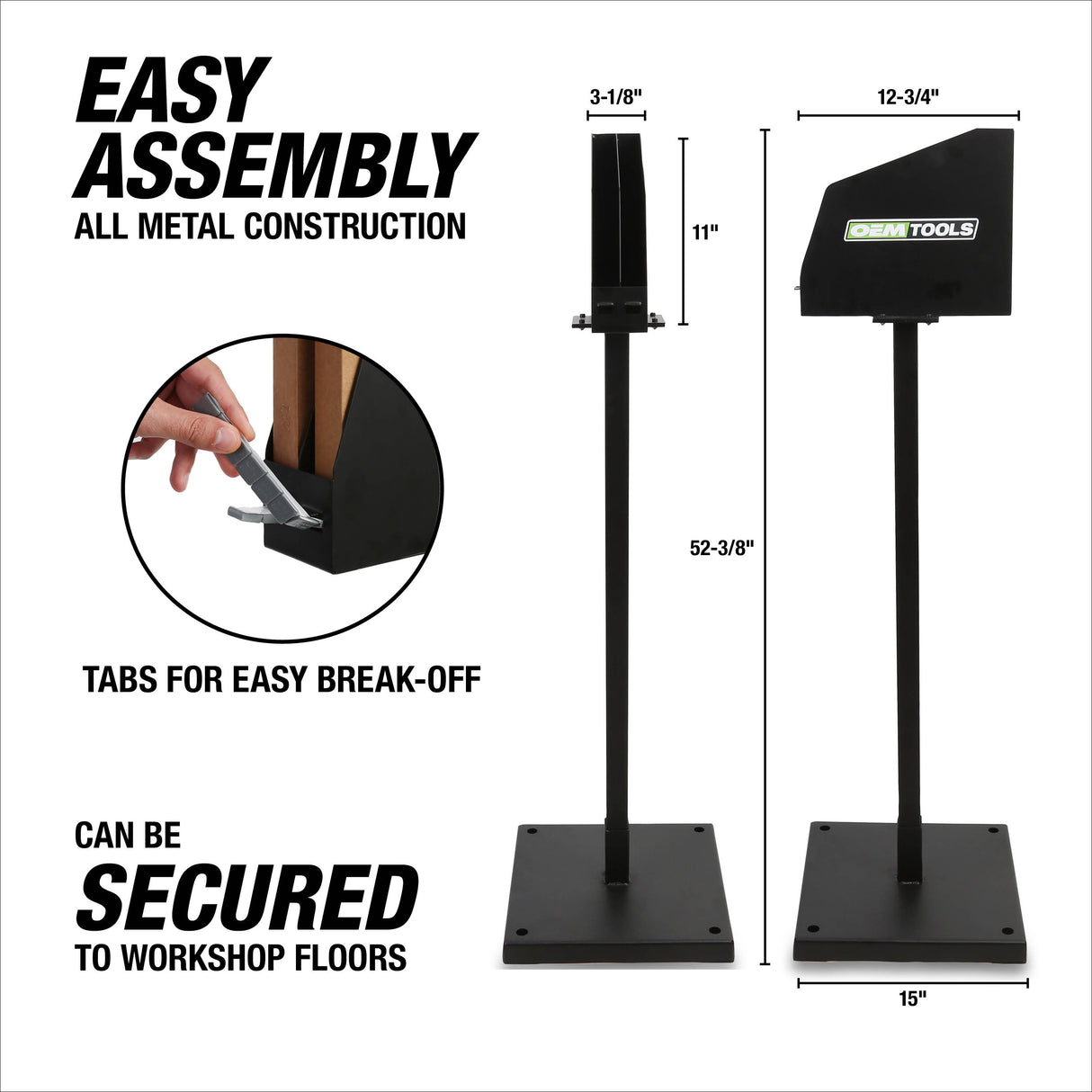 OEMTOOLS 68955A Adhesive Wheel Weight Starter Kit with Stand Additional Image 2