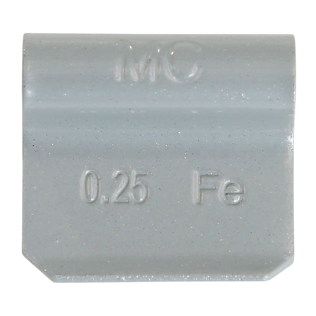OEMTOOLS 23217 0.25 Oz. MC Style Steel Wheel Weight - 1 Box of 25 Main Image