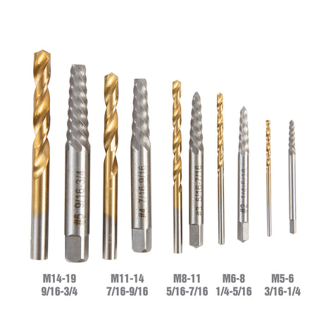 OEMTOOLS 25467 10-Piece Bolt Extractor Set Additional Image 2