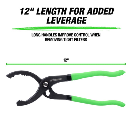 12in. Quick-Adjust Oil Filter Pliers Additional Image 5