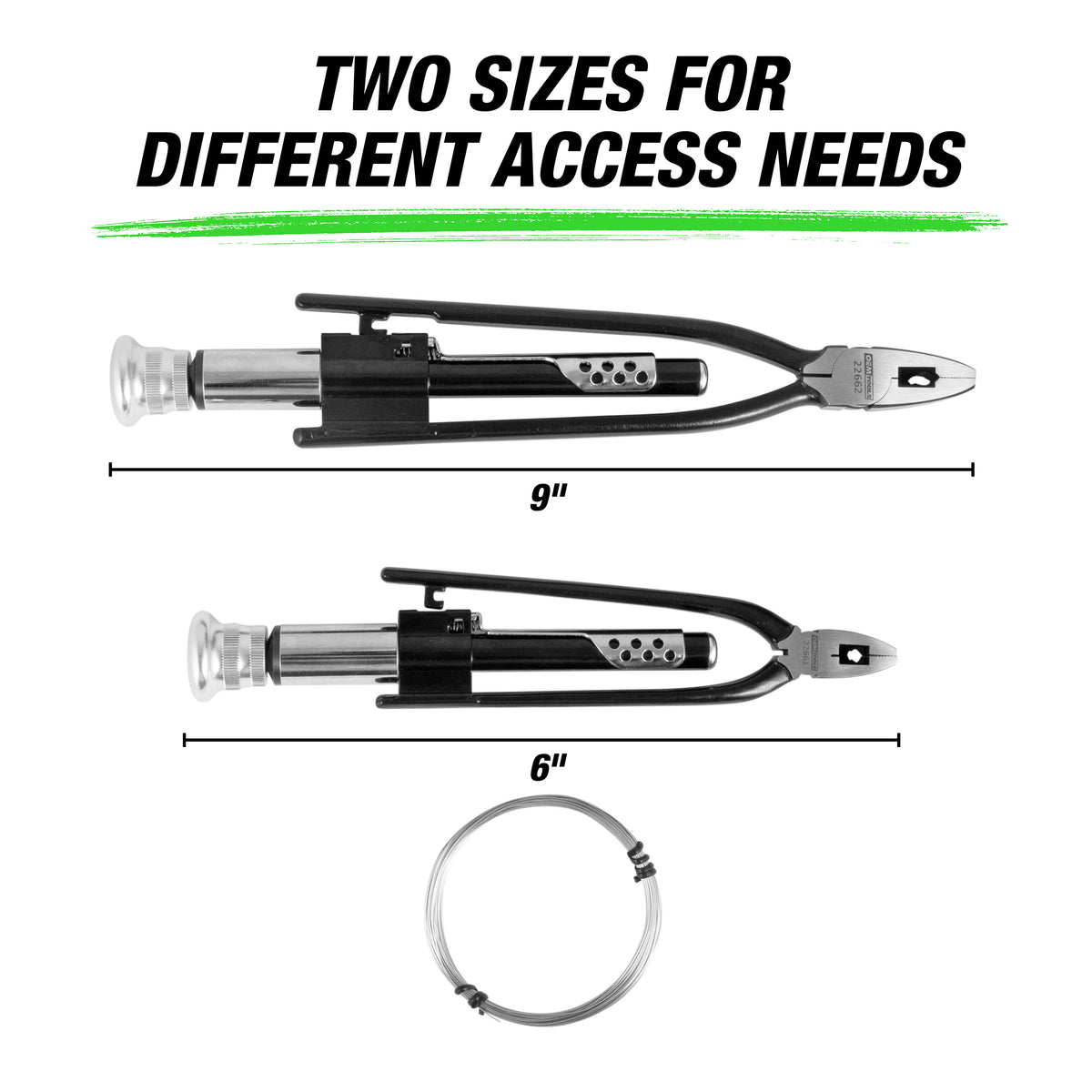 OEMTOOLS 22663 6 and 9 Inch Reversible Wire Twister Pliers with Wire Additional Image 7