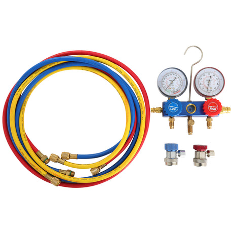 OEMTOOLS 24527 R134a Extruded Aluminum A/C Manifold Gauge and Hose Set Additional Image 6