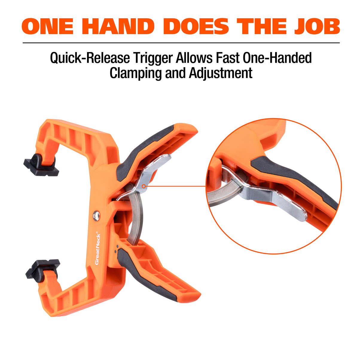 Great Neck 74306 Ratcheting C-Clamp (4in.) Additional Image 3