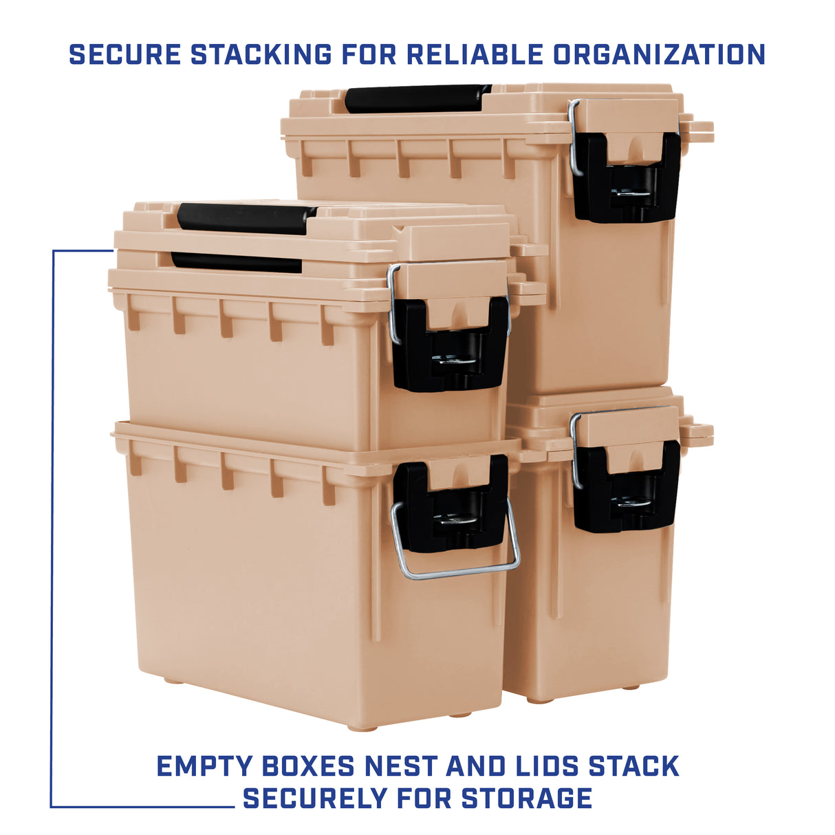 Sheffield 12627 Field Box- Tan, Made in the U.S.A. Additional Image 5
