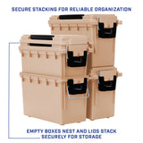 Sheffield 12627 Field Box- Tan, Made in the U.S.A. Additional Image 5
