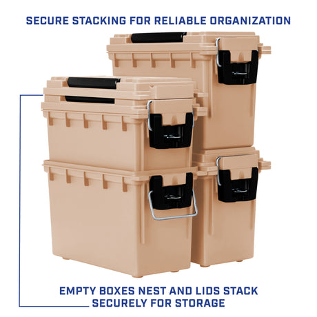 Sheffield 12627 Field Box- Tan, Made in the U.S.A. Additional Image 5