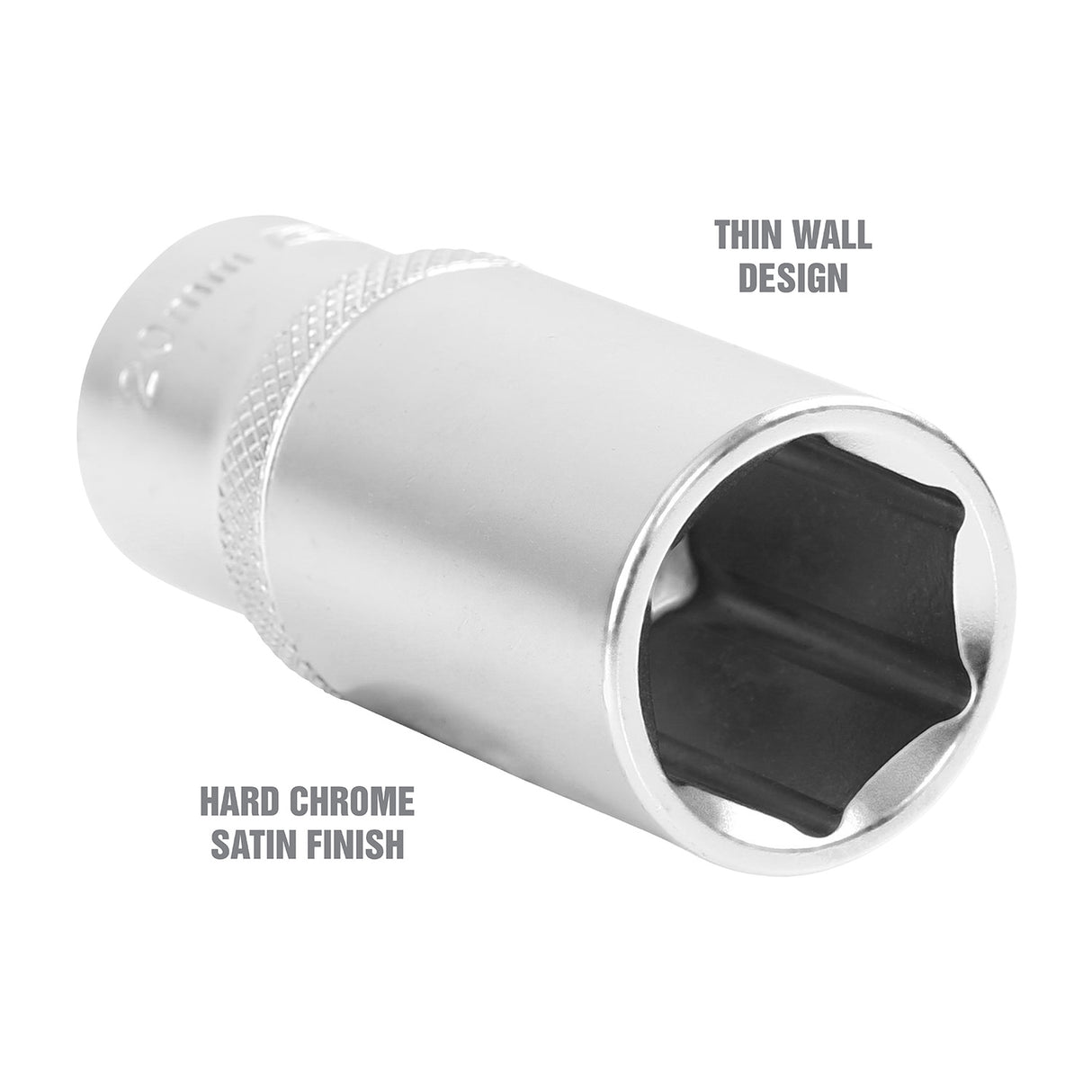 OEMTOOLS 22334 20 mm 3/8 Inch Drive Deep Socket Additional Image 2