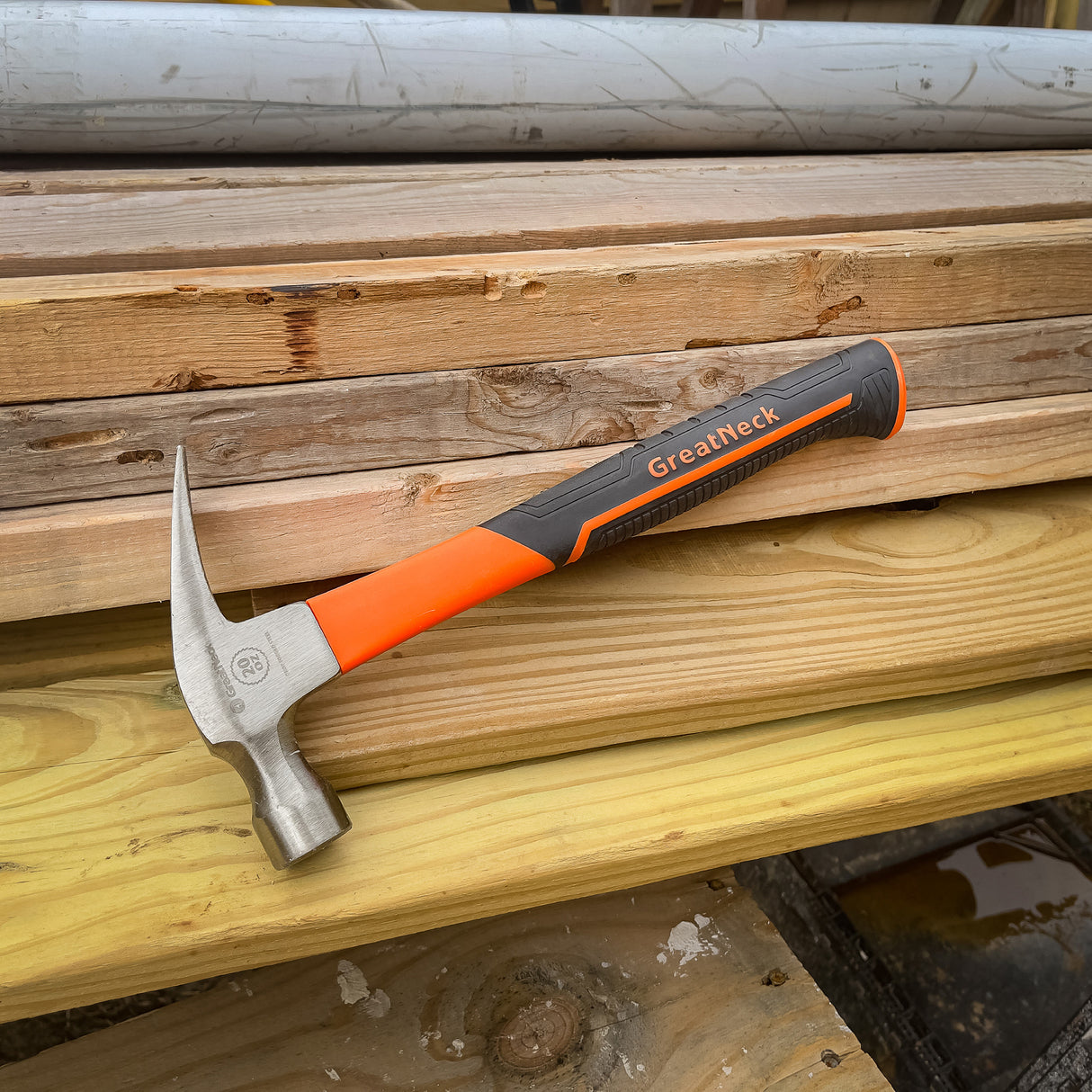 GreatNeck HG20S Fiberglass Straight Claw Hammer (20 Oz.) Additional Image 6