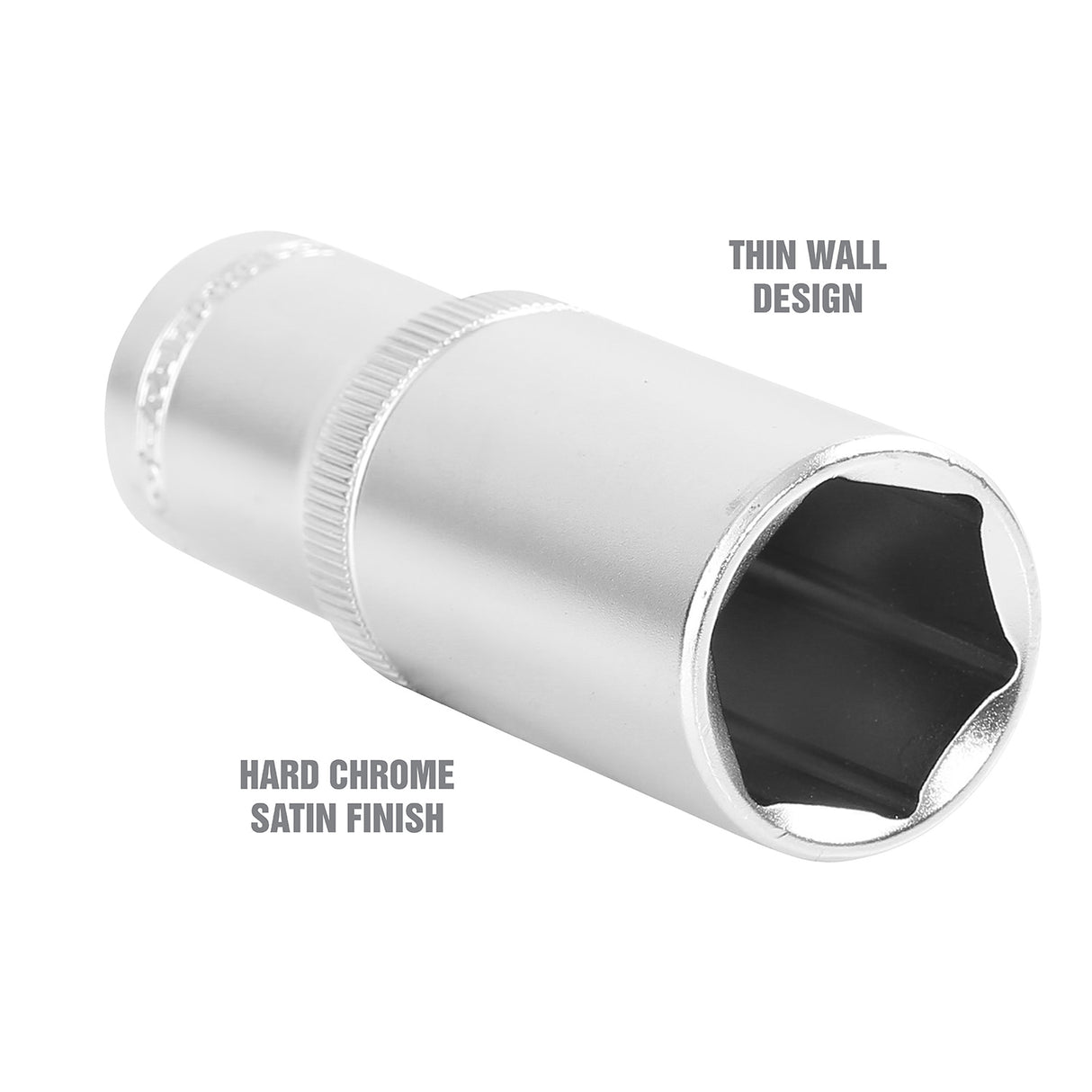 OEMTOOLS 22425 1/2 Inch Drive 6 Pt. Deep Wall Socket (13/16 Inch) Additional Image 2