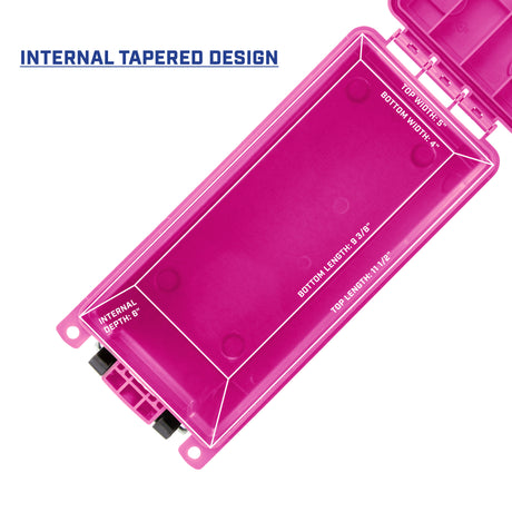 Sheffield 12631 Field Box- Pink, Made in the U.S.A. Additional Image 2
