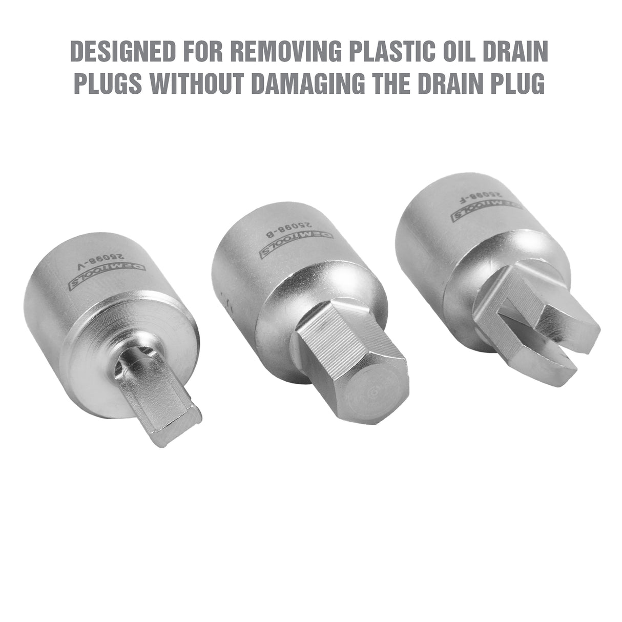 OEMTOOLS 25098 Plastic Oil Drain Plug Removal Set Additional Image 3