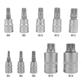 OEMTOOLS 22711 10 Piece Long Triple Square Bit Socket Set Additional Image 3