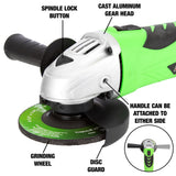 OEMTOOLS 24663 4-1/2in. Compact Angle Grinder Additional Image 4
