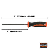 GreatNeck HCRF6 Round File (6 Inch) Additional Image 1