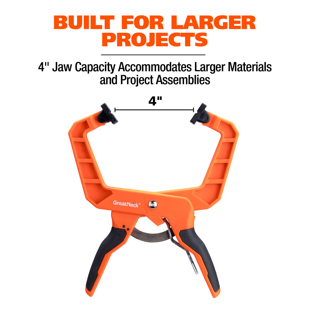 Great Neck 74306 Ratcheting C-Clamp (4in.) Additional Image 2
