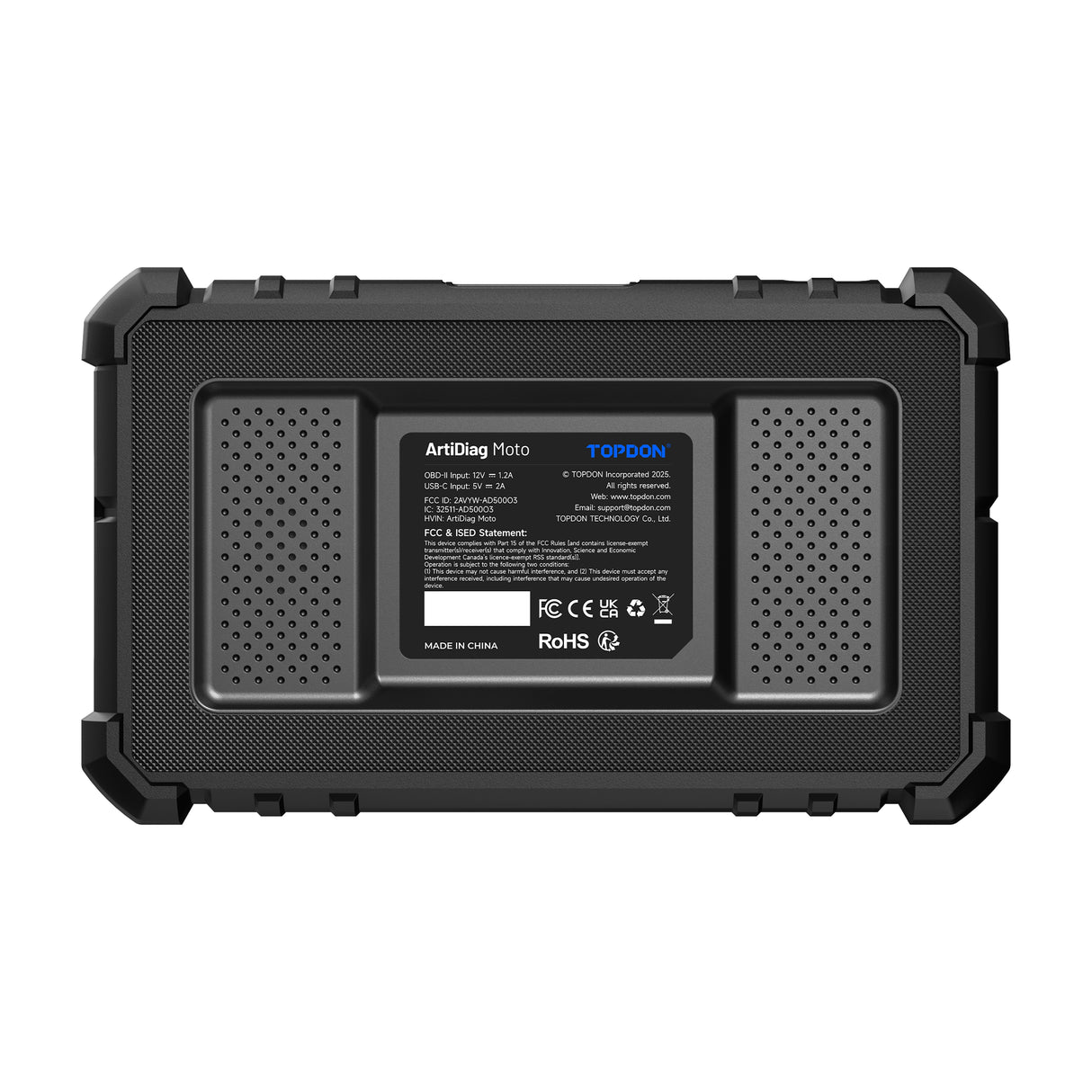 TOPDON ADMOTO 5in. Motorcycle Diagnostic Tool Additional Image 2