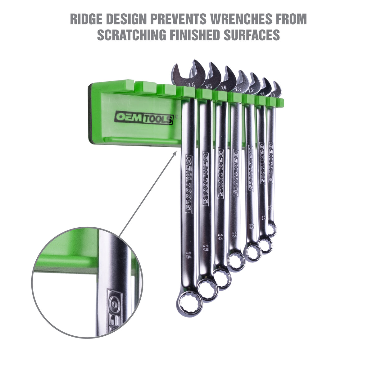 OEMTOOLS 22512 Magnetic Wrench Holder - Green Additional Image 5