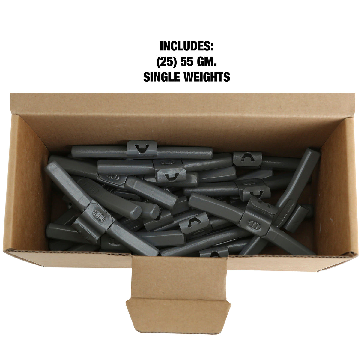 OEMTOOLS 23276 55 gm. FN Style Steel Wheel Weight - 1 Box of 25 Additional Image 4
