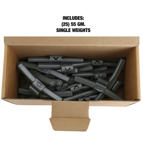 OEMTOOLS 23276 55 gm. FN Style Steel Wheel Weight - 1 Box of 25 Additional Image 4