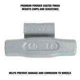 OEMTOOLS 23234 1.00 Oz. AL Style Steel Wheel Weight - 1 Box of 25 Additional Image 3