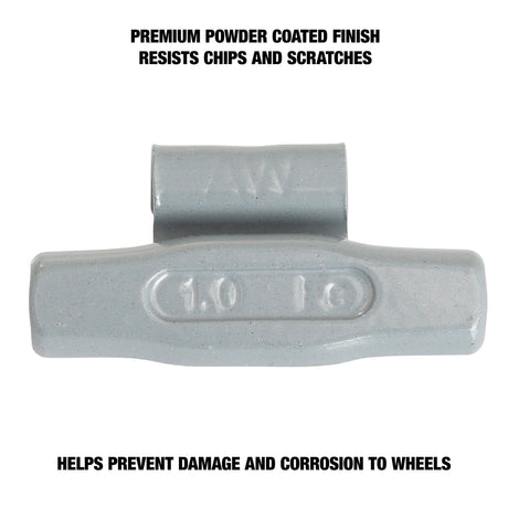 OEMTOOLS 23234 1.00 Oz. AL Style Steel Wheel Weight - 1 Box of 25 Additional Image 3