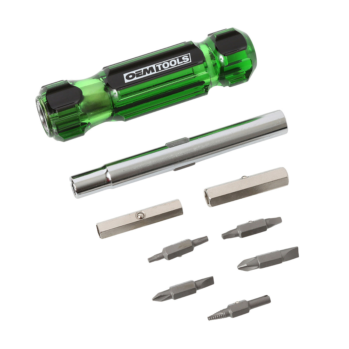 OEMTOOLS 22588 13-in-1 Multi-Bit Screwdriver, Nut Driver and Schrader Valve Tool Additional Image 5