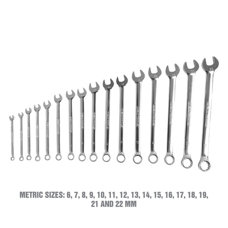 OEMTOOLS 23994 16 Piece Combo Wrench Set (Metric) Additional Image 3