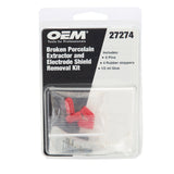 OEMTOOLS 27274 Broken Porcelain Extractor & Electrode Shield Removal Kit Additional Image 1