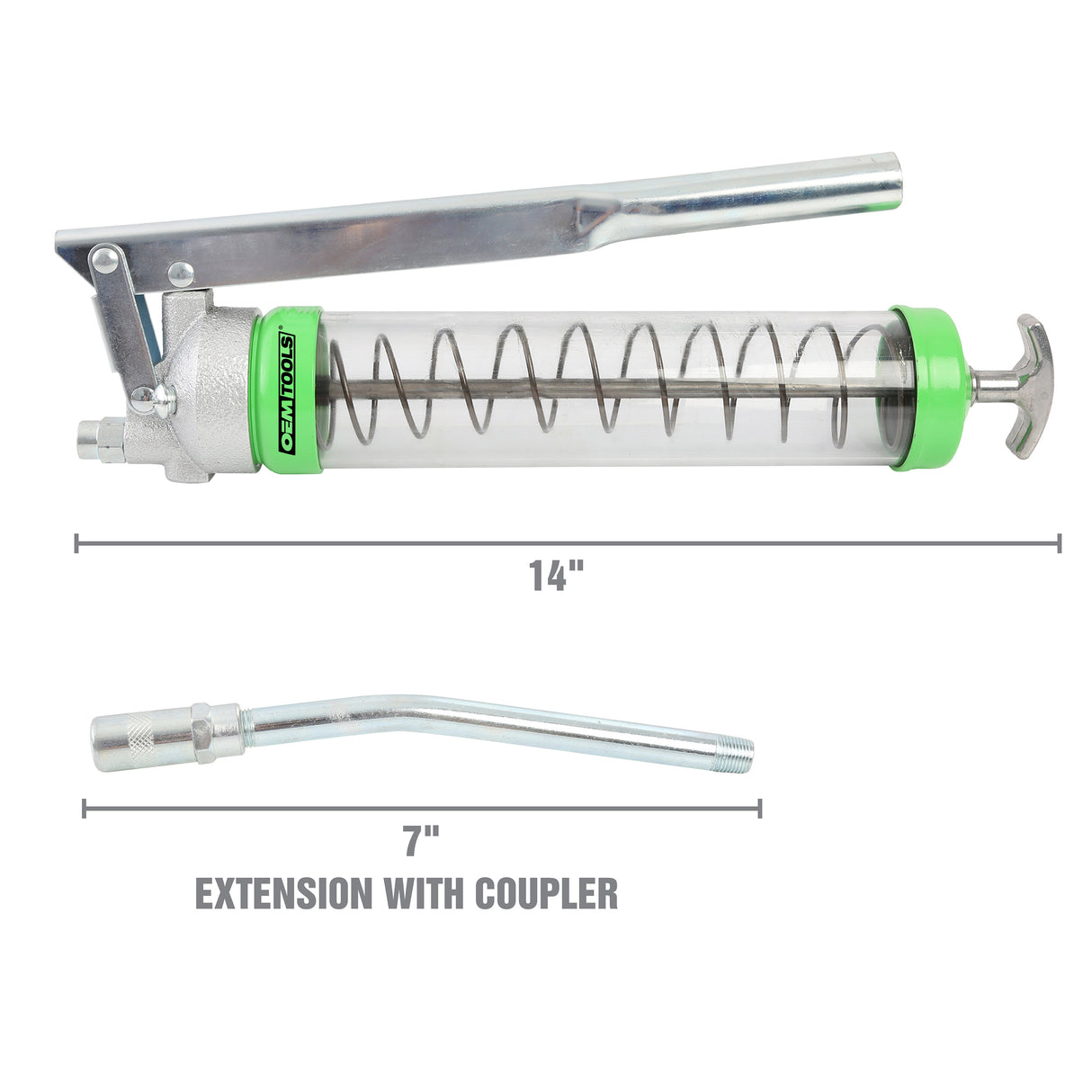 OEMTOOLS 87204 Clear Lever Action Grease Gun Additional Image 1