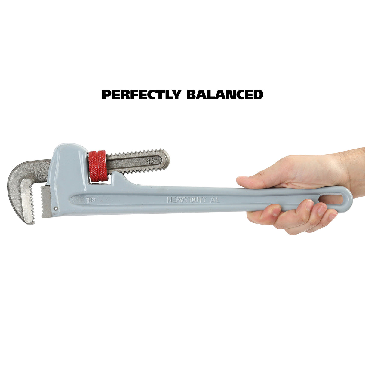 GreatNeck APW18 Aluminum Pipe Wrench (18 Inch) Additional Image 4