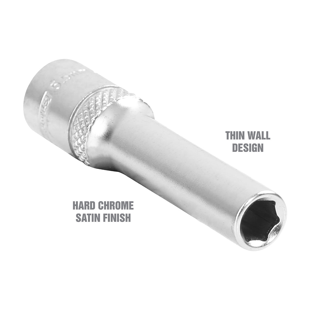 OEMTOOLS 22269 1/4 Inch Drive 6 Pt. Deep Socket (5.5 mm) Additional Image 2