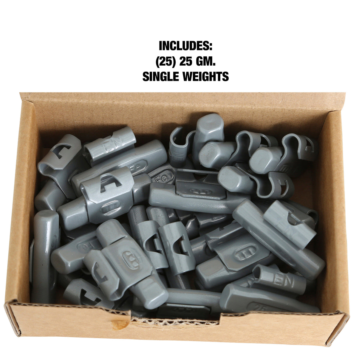 OEMTOOLS 23279 25 gm. EN Style Steel Wheel Weight - 1 Box of 25 Additional Image 4