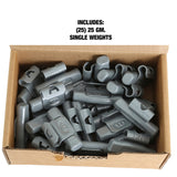 OEMTOOLS 23279 25 gm. EN Style Steel Wheel Weight - 1 Box of 25 Additional Image 4