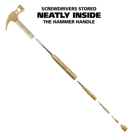 GreatNeck 19006 5-in-1 Hammer and Screwdriver Set Additional Image 3