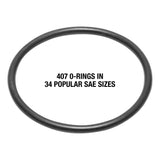 Hardware Machinery® 68168 407-Piece Universal O-Ring Assortment Set - SAE Additional Image 2