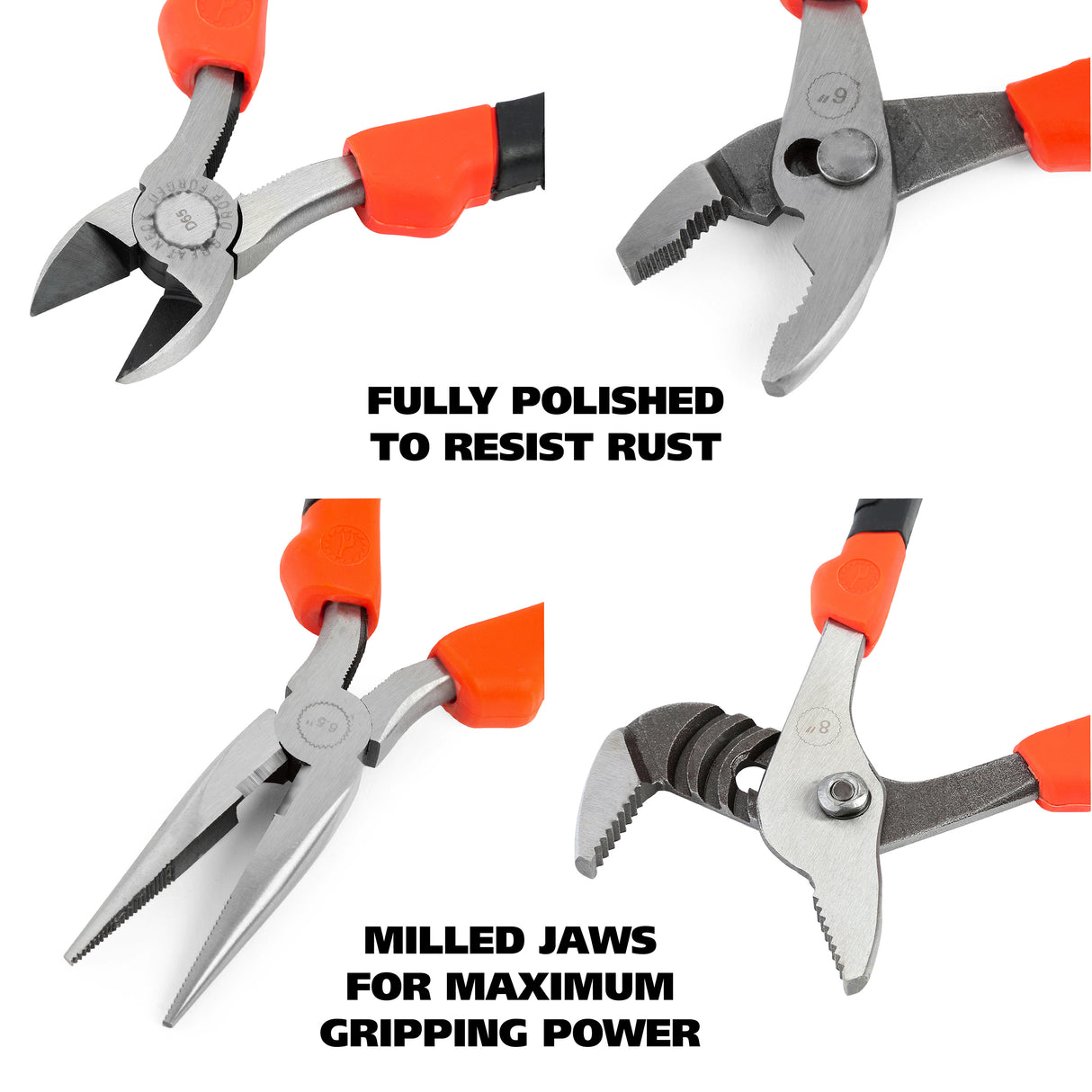 GreatNeck 92048 Pliers Set (4-Piece) Additional Image 2