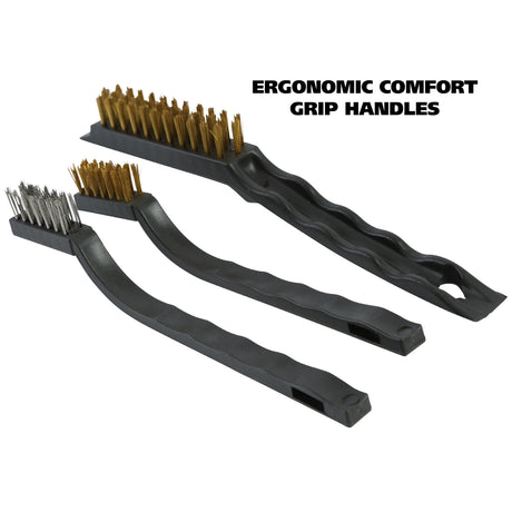 GreatNeck BS3W Wire Brush Set (3 Piece) Additional Image 5