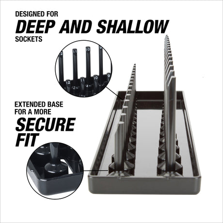 OEMTOOLS 22211 3 Piece Socket Tray Set - Metric Additional Image 3