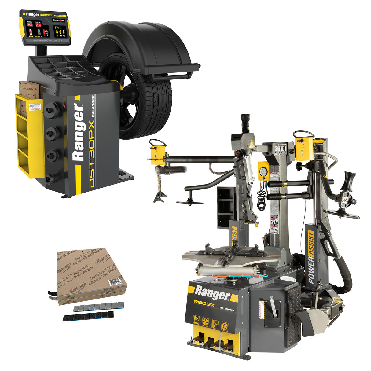 Ranger 5140308 R80EX + DST30PX + Weights Tire Service Combo Main Image