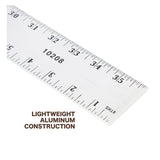 Mayes 10208 Aluminum Straight Edge Ruler (36 x 2 Inch) Additional Image 2