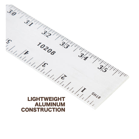 Mayes 10208 Aluminum Straight Edge Ruler (36 x 2 Inch) Additional Image 2