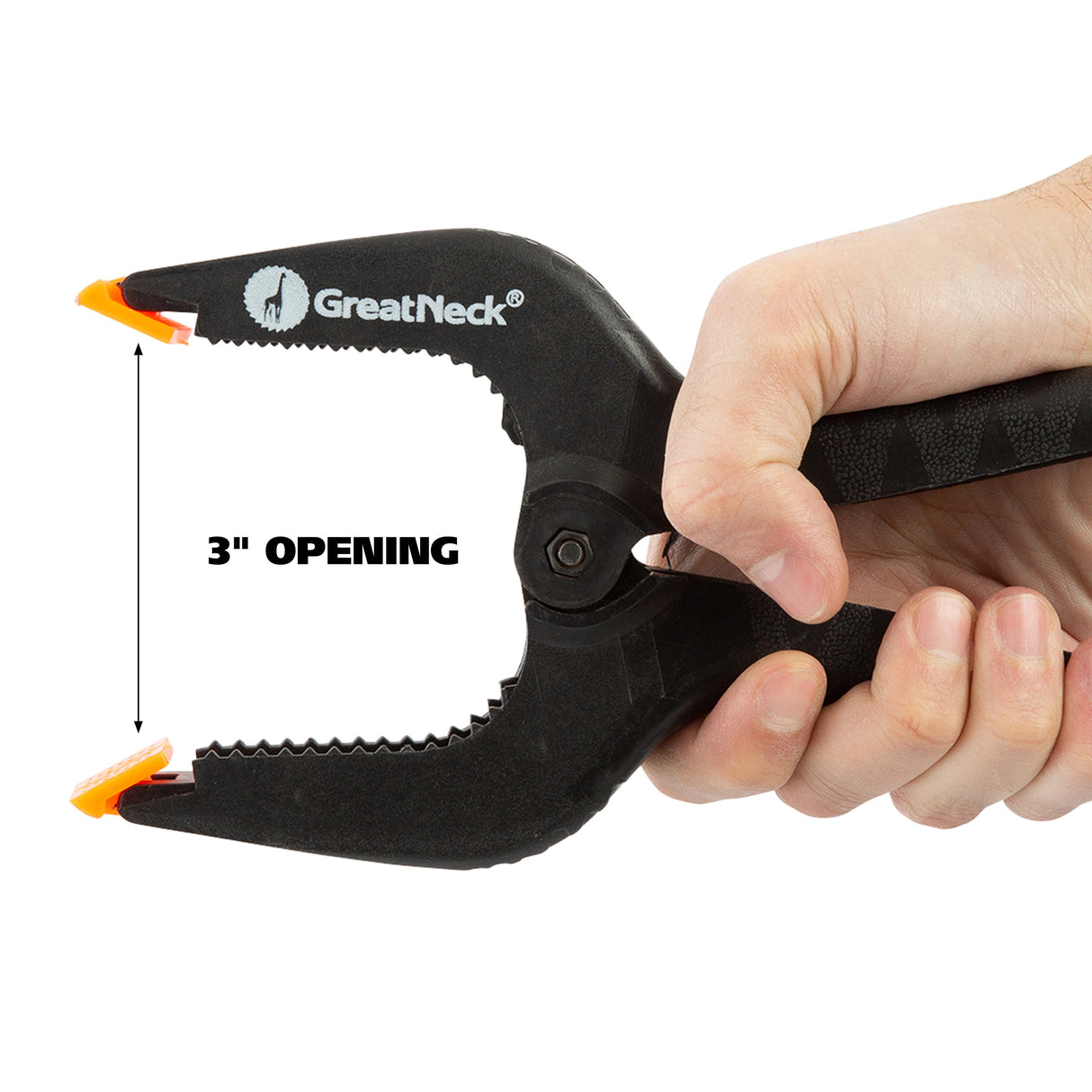 GreatNeck 932B Nylon Spring Clamp (3 Inch) Additional Image 2