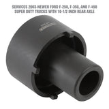 OEMTOOLS 27353 Ford Rear Axle Nut Wrench Additional Image 3