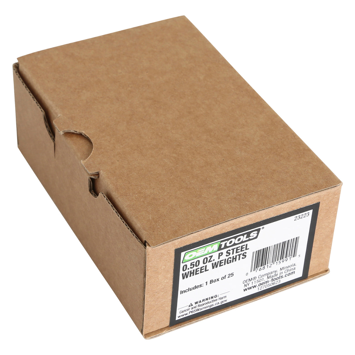OEMTOOLS 23223 0.50 Oz. P Style Steel Wheel Weight - 1 Box of 25 Additional Image 7