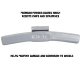 OEMTOOLS 23286 2.75 Oz. T Style Steel Wheel Weight - 1 Box of 25 Additional Image 3