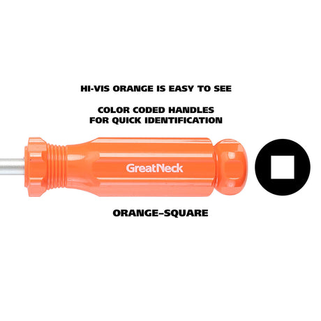 GreatNeck 73731 Square Driver Set (4 Piece) Additional Image 4