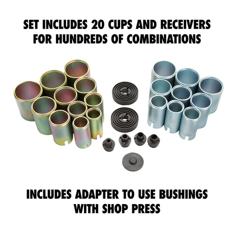 OEMTOOLS 27212 Manual Bushing Installation and Removal Tool Set Additional Image 2