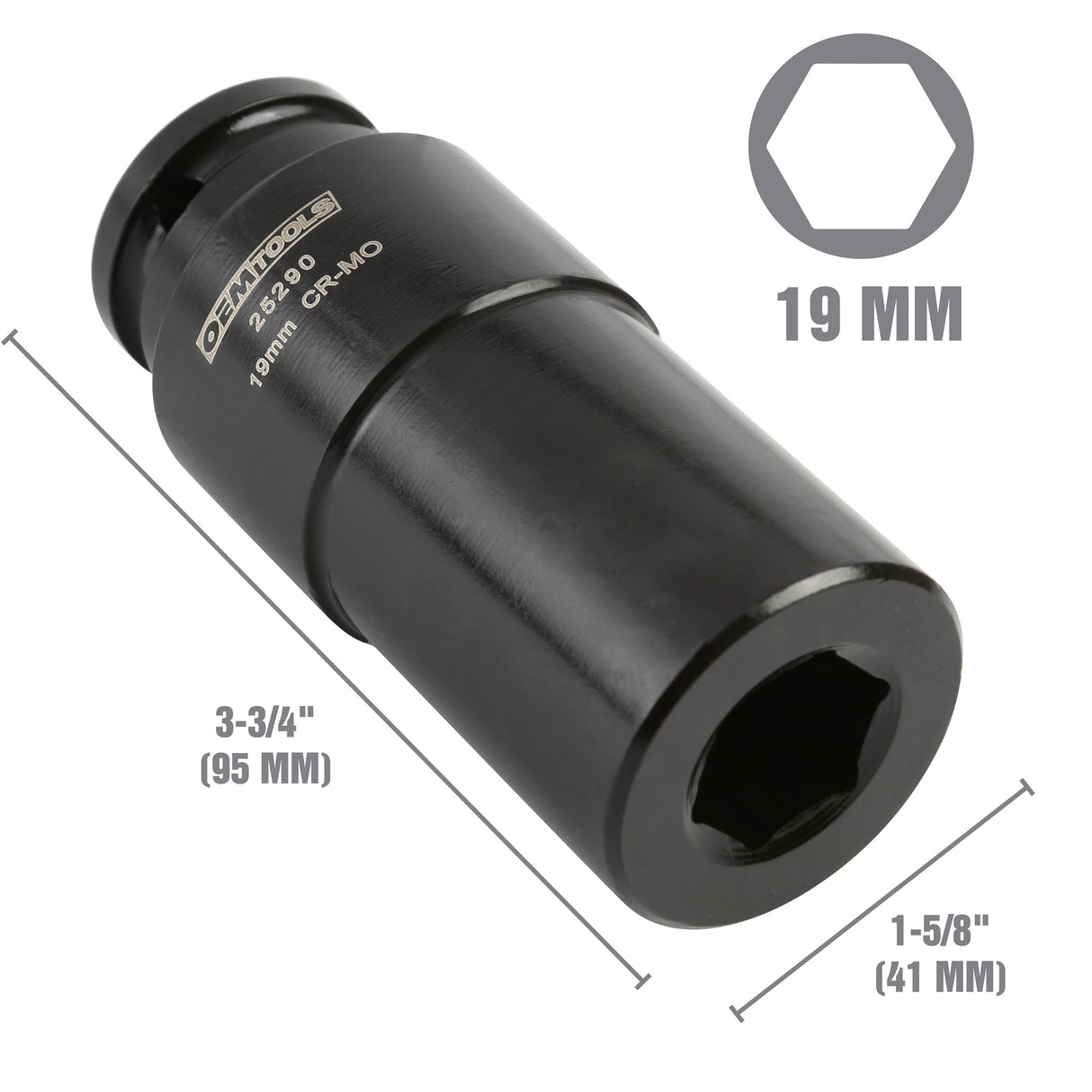 OEMTOOLS 25290 19 mm Crank Bolt Socket Additional Image 1