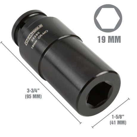 OEMTOOLS 25290 19 mm Crank Bolt Socket Additional Image 1