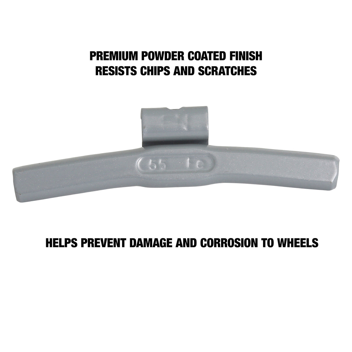 OEMTOOLS 23276 55 gm. FN Style Steel Wheel Weight - 1 Box of 25 Additional Image 3